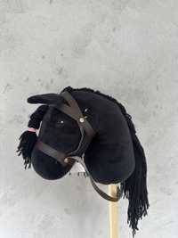 Hobby Horse zabawka recznie robiona czarny