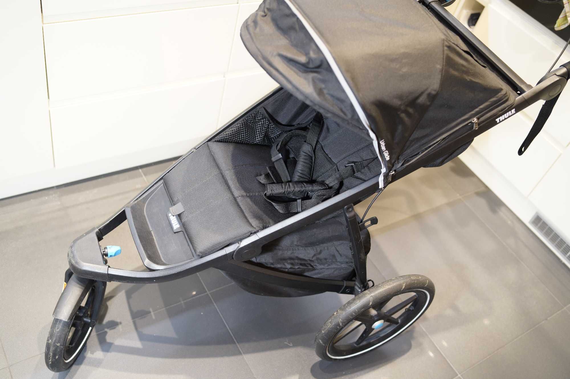 Wózek Thule Urban Glide 2 CZARNY śpiwór osłona przeciwdeszczowa