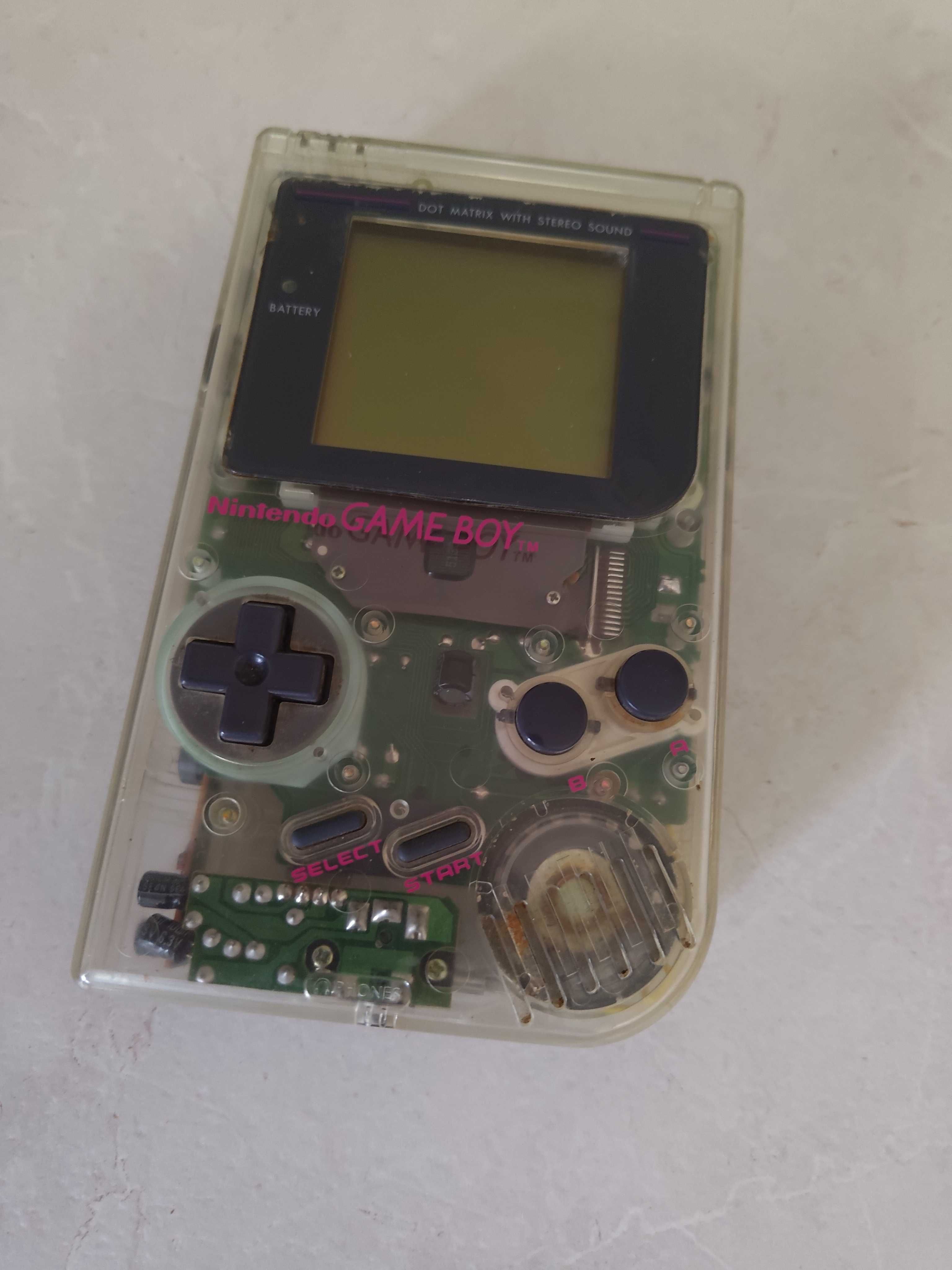 Gameboy classic przezroczysty konsola