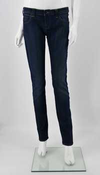 ARMANI JEANS spodnie damskie jeansy niebieskie 29