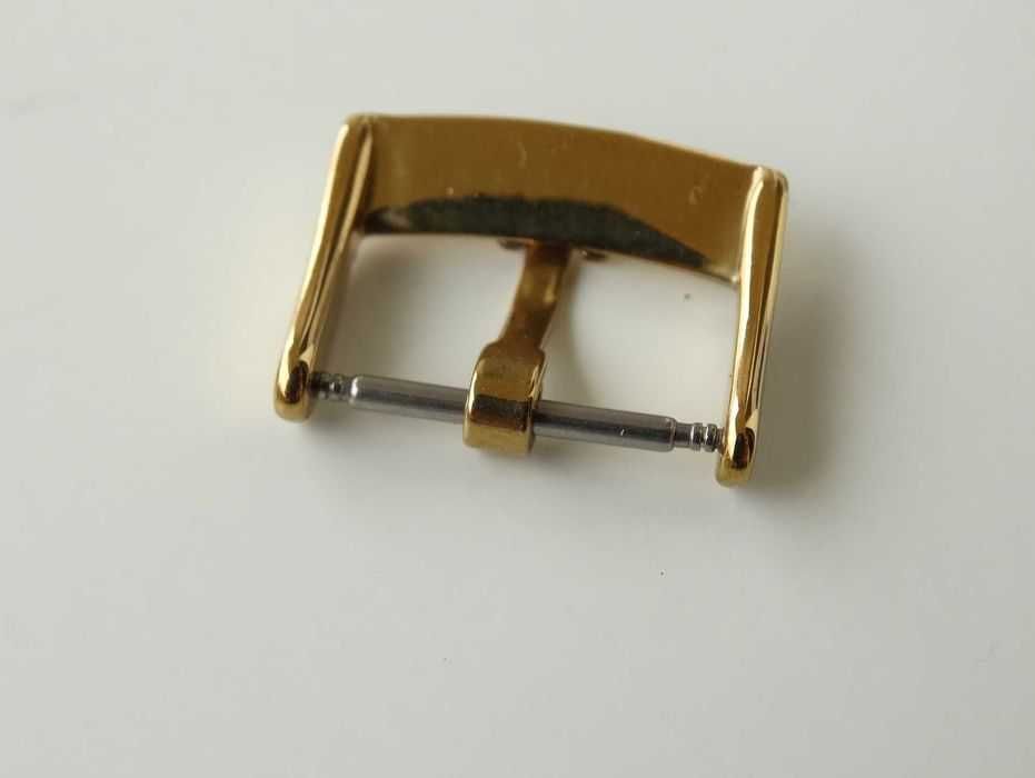 Klamra sprzączka do zegarka Omega 16mm 18mm 20mm srebrna złota połysk