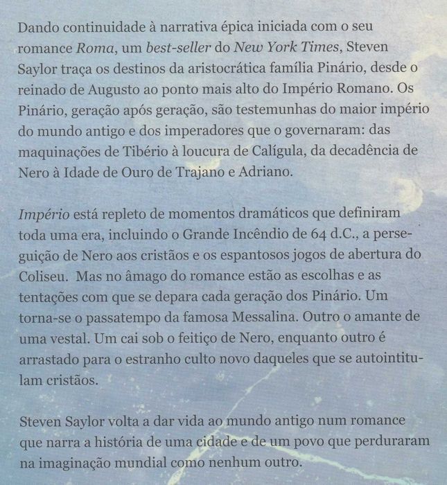 Livro Império de Steven Saylor [Portes Grátis]