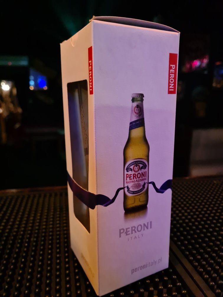 Kolekcjonerska szklanka Peroni