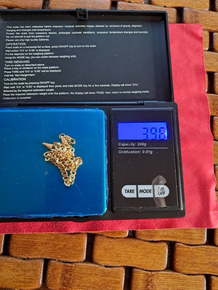 Bransoletka pancerka P585 złota