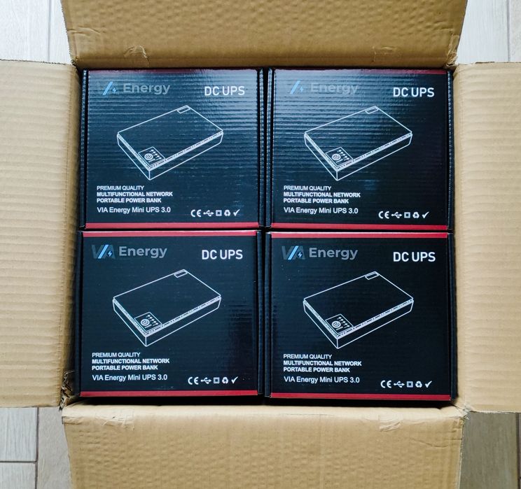 ДБЖ VIA Energy Mini UPS 3.0, 12000 мА, 36 Вт