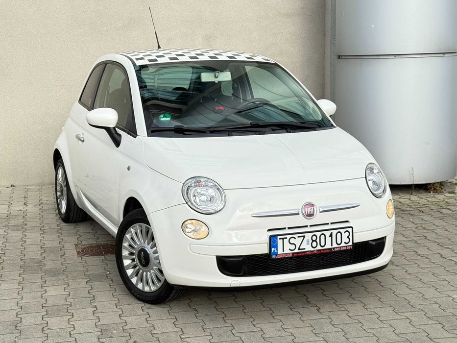 FIAT 500 1,4 16V 100KM Klima Skóry Brązowe Alu + koła zimowe Oryginał