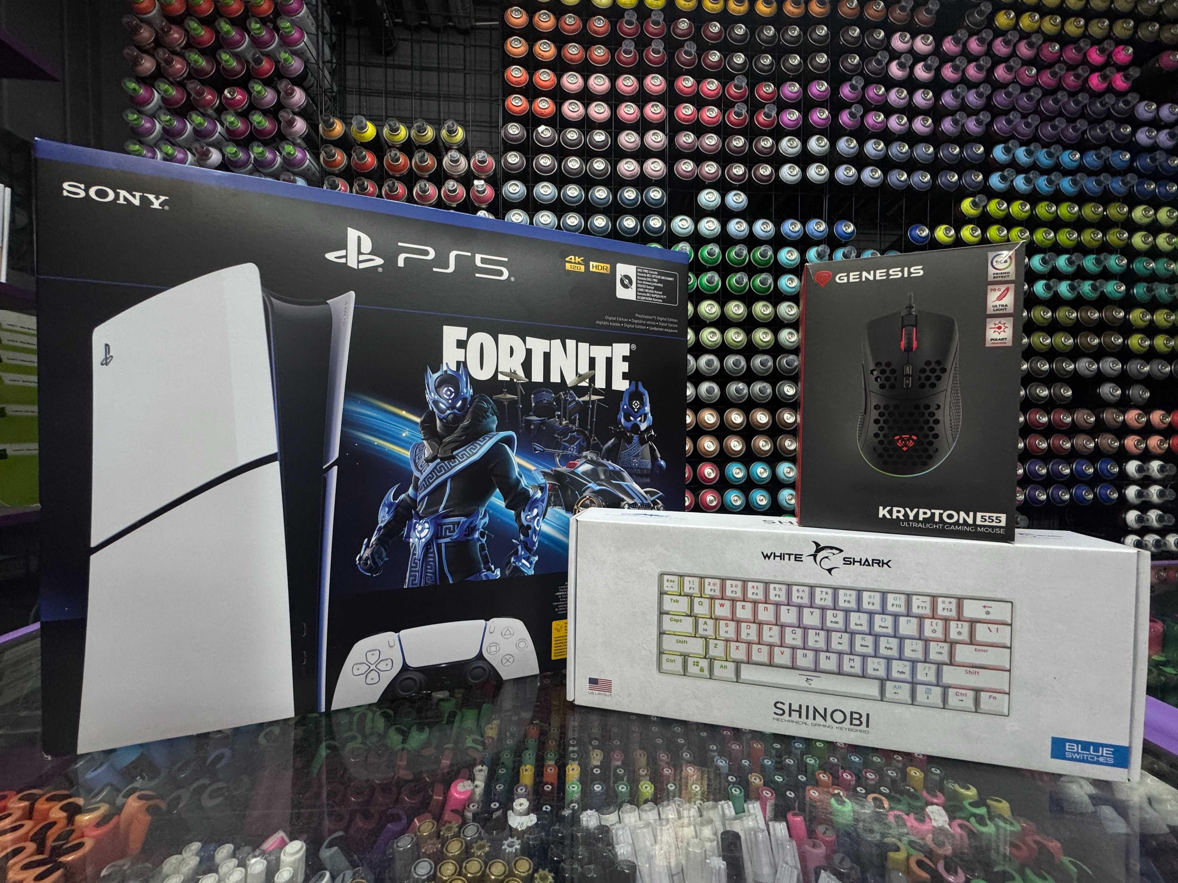 Sony PlayStation 5 Digital Slim Fortnite Zestaw /Gwarancja/Sklep GSM