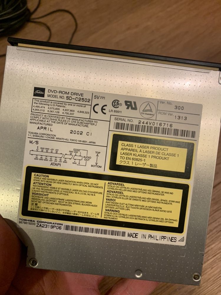 Toshiba DVD-ROM Drive SD-C2502