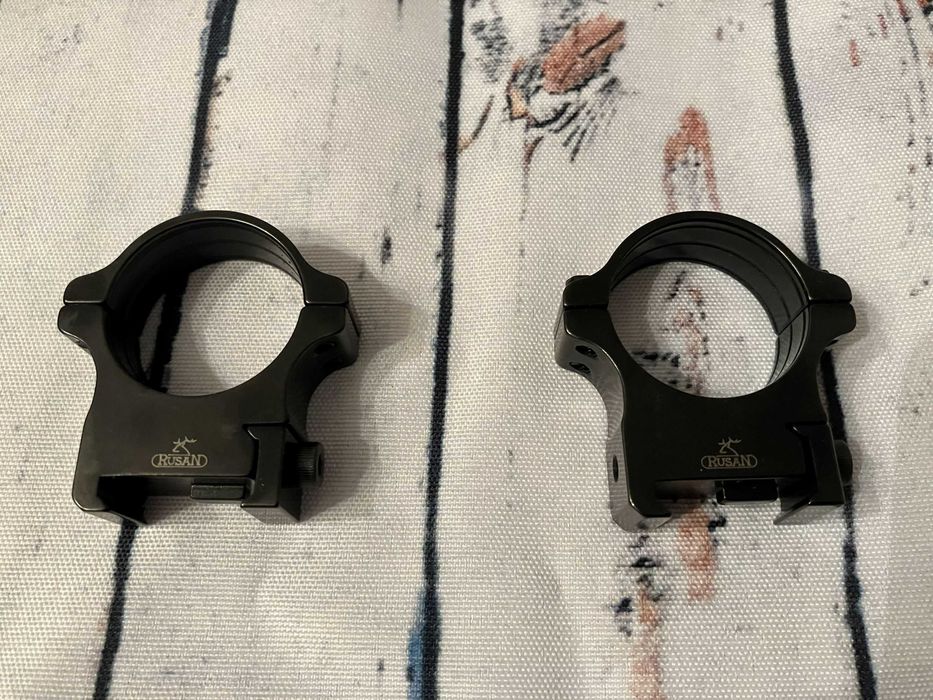 Montaż stalowy Rusan na obejmy 30 mm na szynę Picatinny