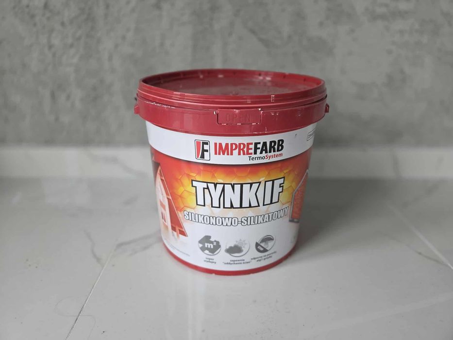 Tynk silikonowy kolor bardzo ciemny kolor If140