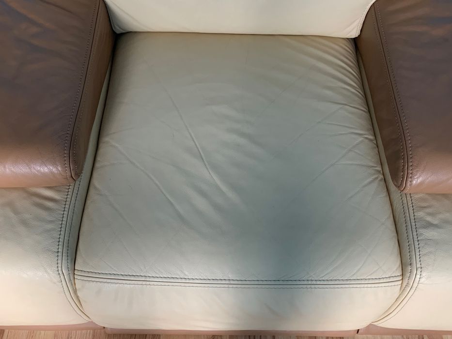 Fotel ze skóry cielęcej firmy „des”