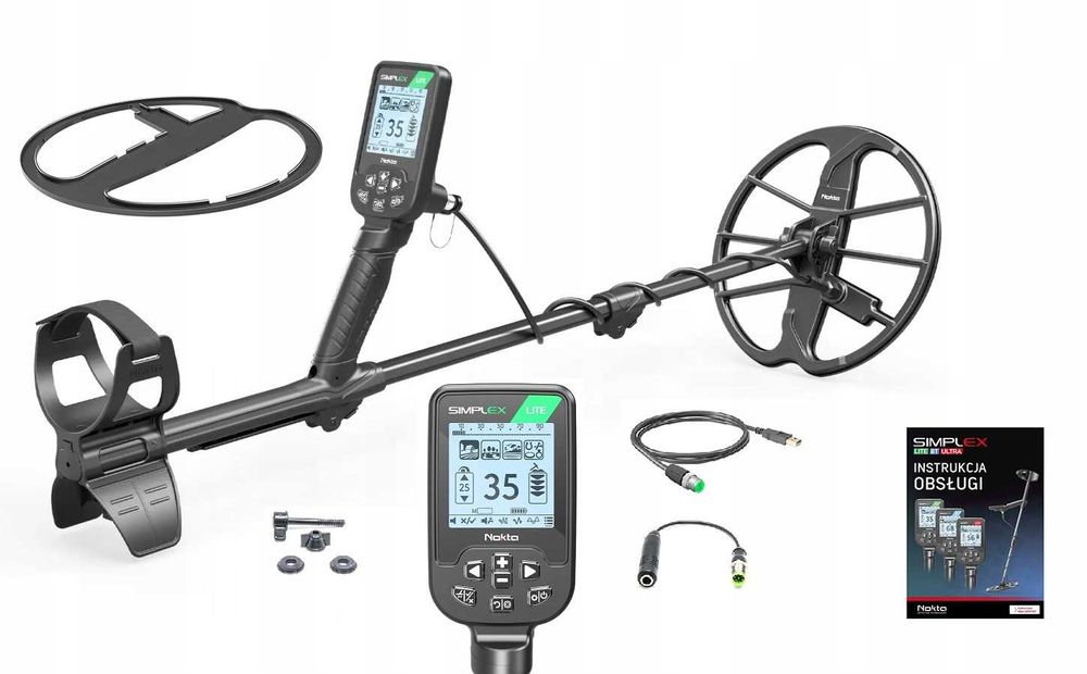 Wykrywacz Detektor Metalu Nokta Simplex Lite SX28 11" DD