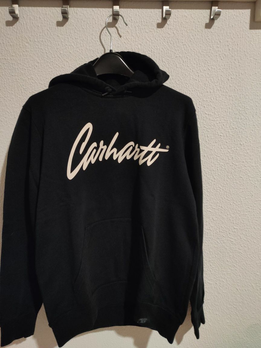 Sweatshirt preta com capuz Carhartt , S