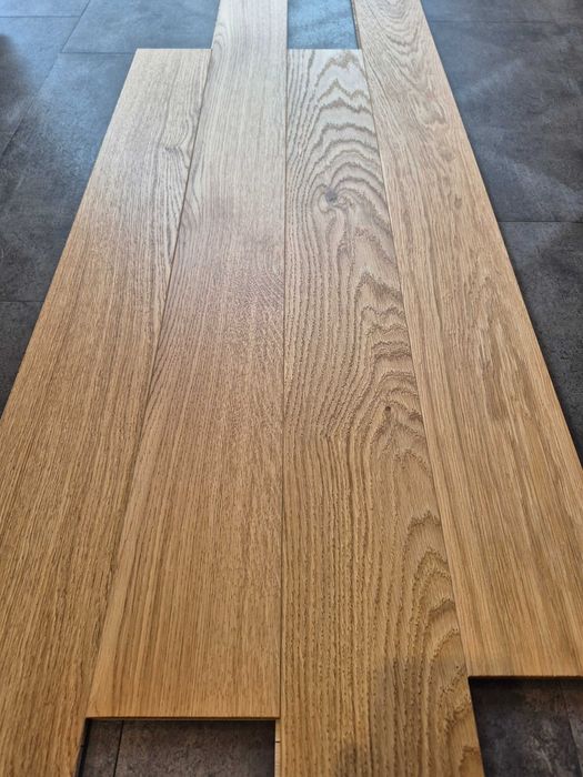 Dąb warstwowy kl. Obiekt olej, szczotka 10x130x1310mm ceny Brutto!