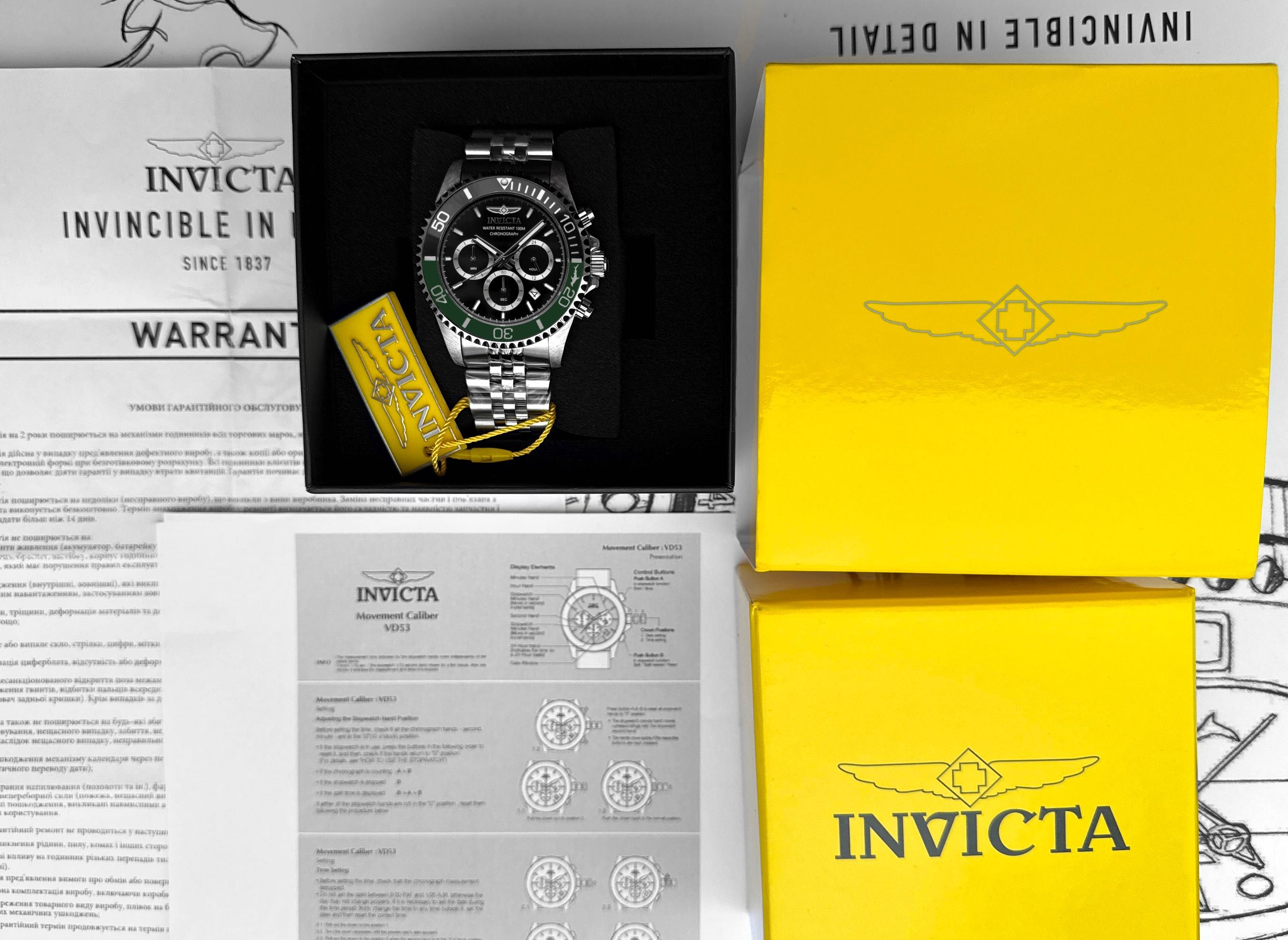 Годинник Invicta 48380 Pro Diver 43 mm. Master of the Oceans 100 MT