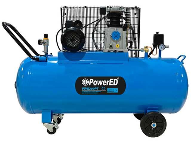 Compressor Correias 4HP PWB200PT 380V 200Lt | Powered 230201
