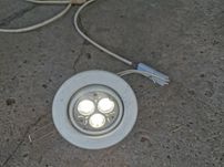 Lampy oczkowe białe 12v + zasilacze gratis