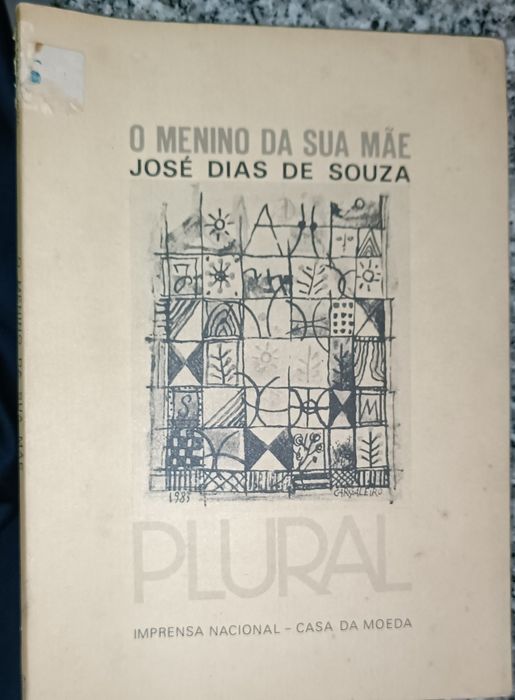 Livro antigo O menino da sua mãe - José Dias de Souza