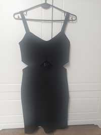 Czarna mini sukienka H&M