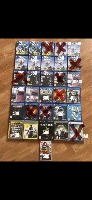 Оригинальные диски на Playstation 4-5