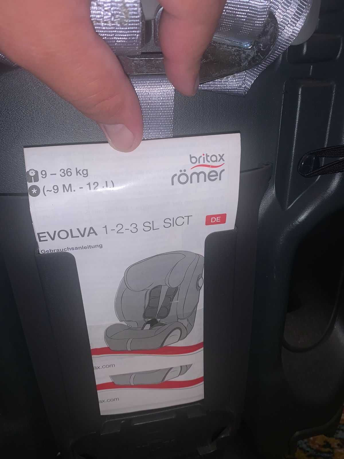 Автокрісло дитяче Britax romer evolva 123 sl sict
