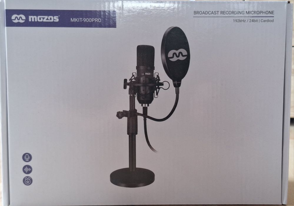 Mikrofon pojemnościowy na usb