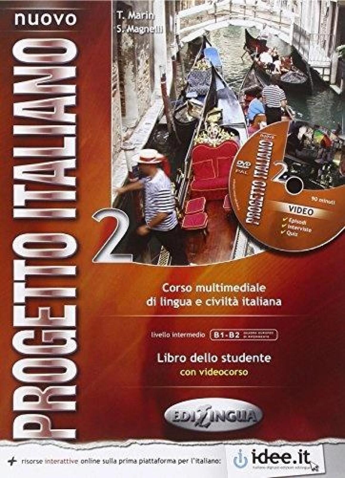 Progetto Italiano Nuovo 2 podręcznik + CD EDILINGUA T. Marin, S.