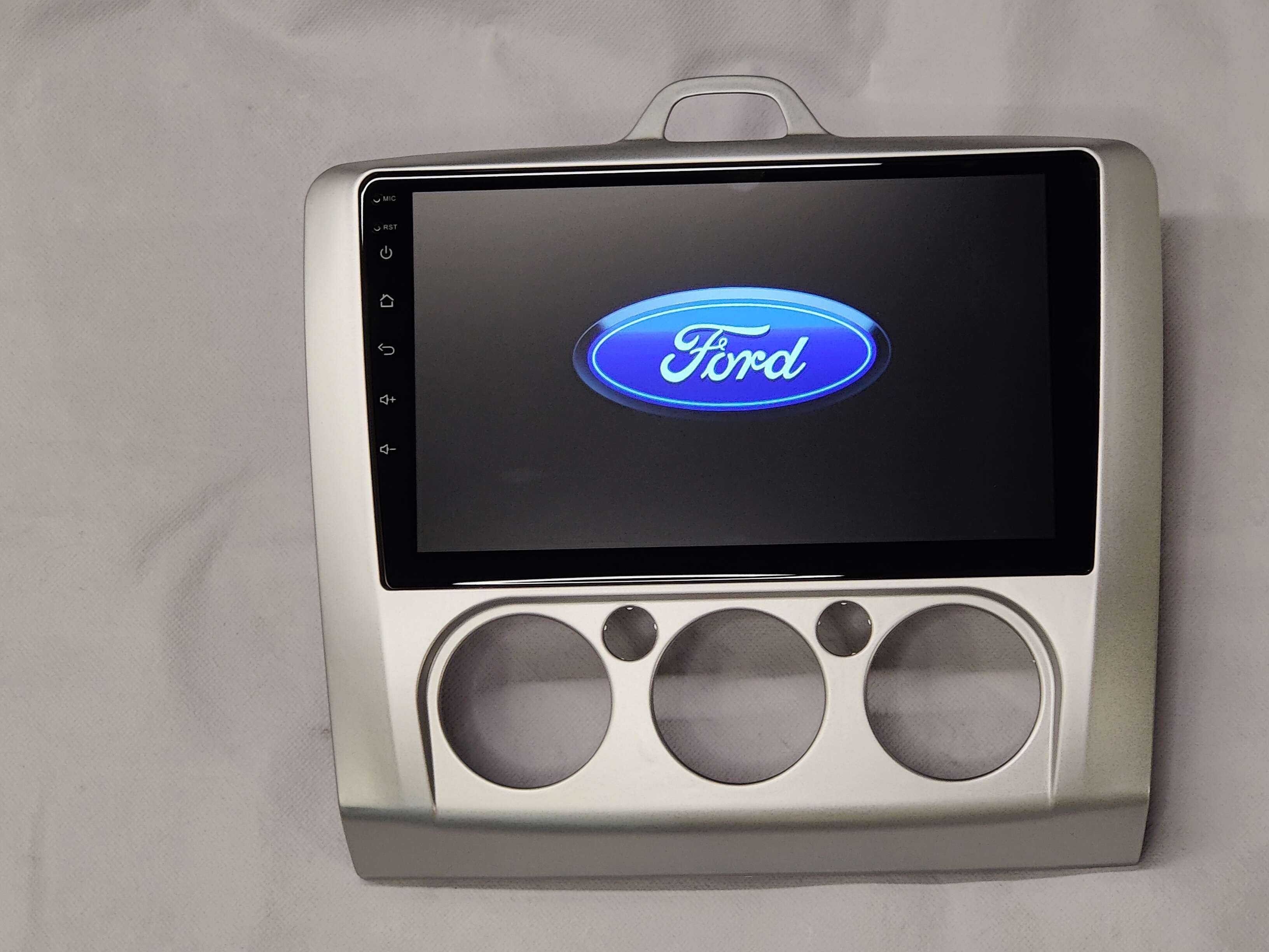 Rádio 2 DIN FORD Focus mk2 mk3 AC Manual - Android 10 Wifi GPS - Novo