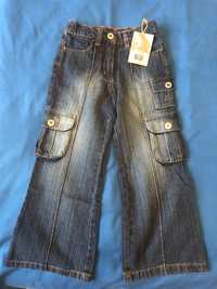 NOWE Spodnie jeansy 110cm