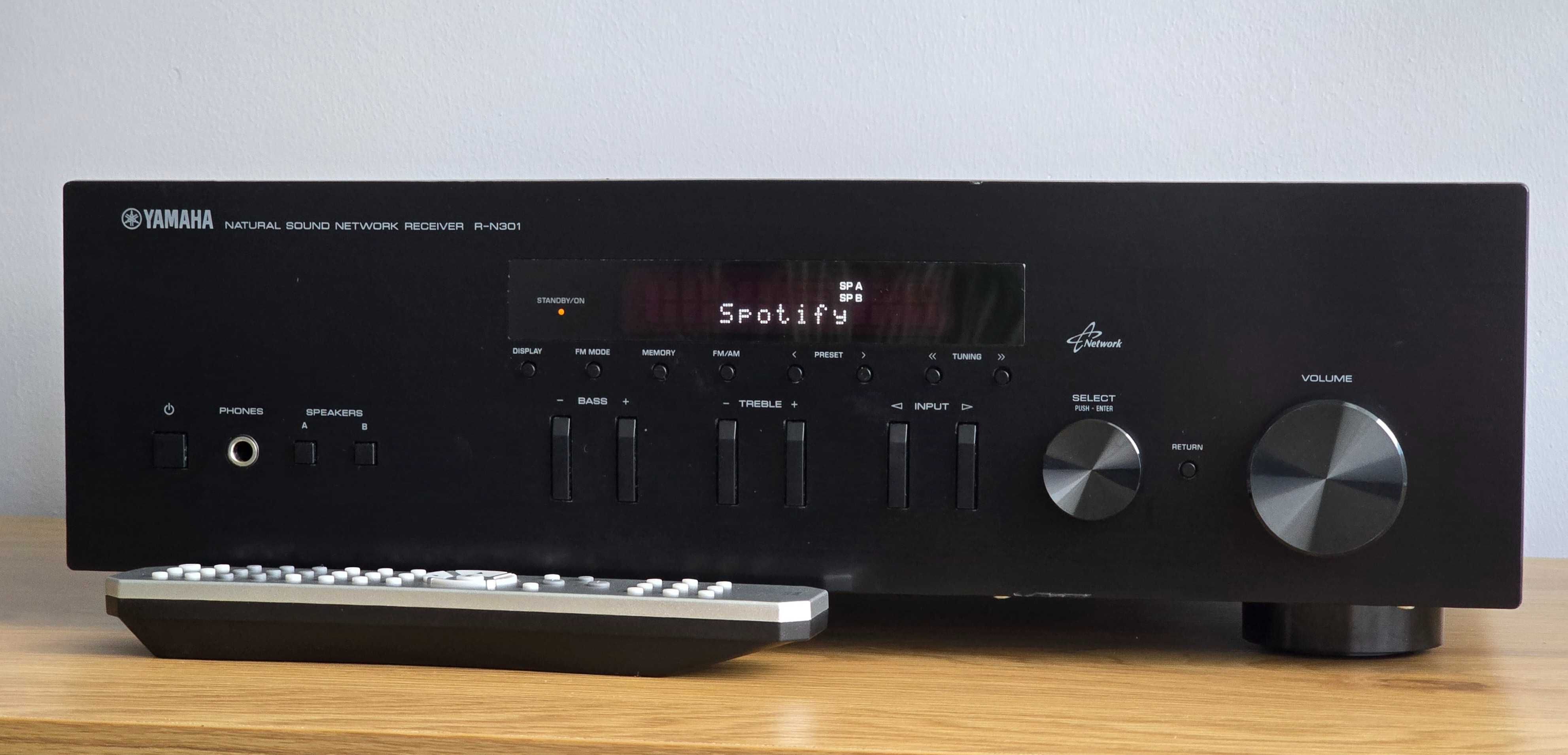Yamaha R-N301 Amplituner 2x100W Spotify Net Radio internetowe