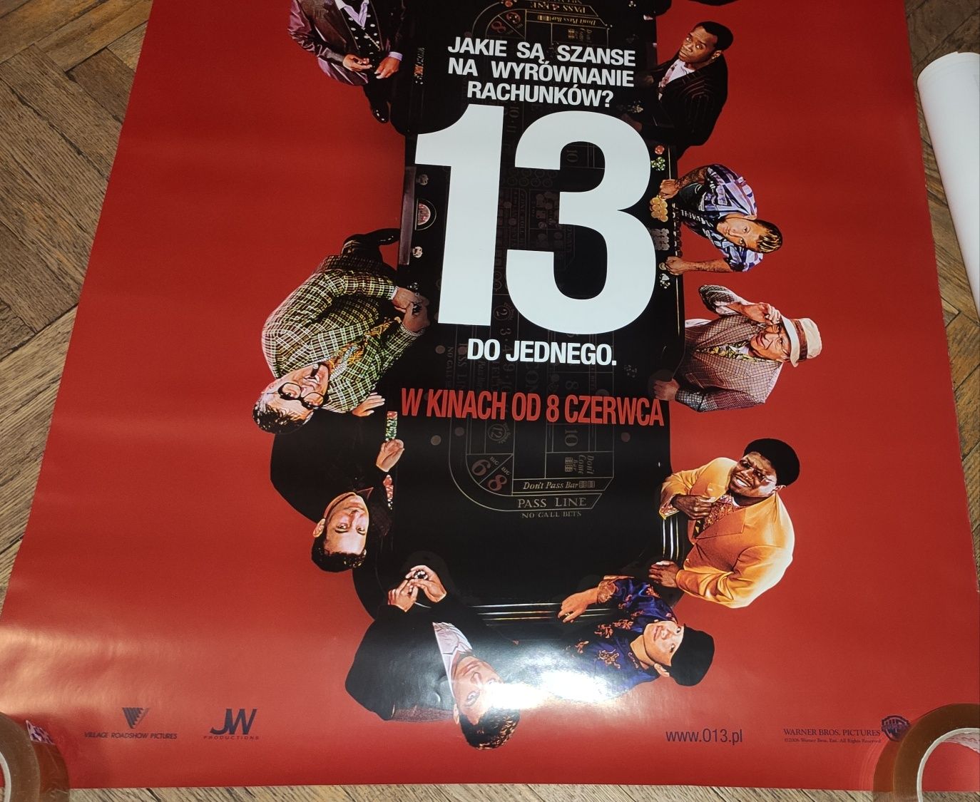 13 do jednego Plakat filmowy oryginalny Clooney Pitt Garcia