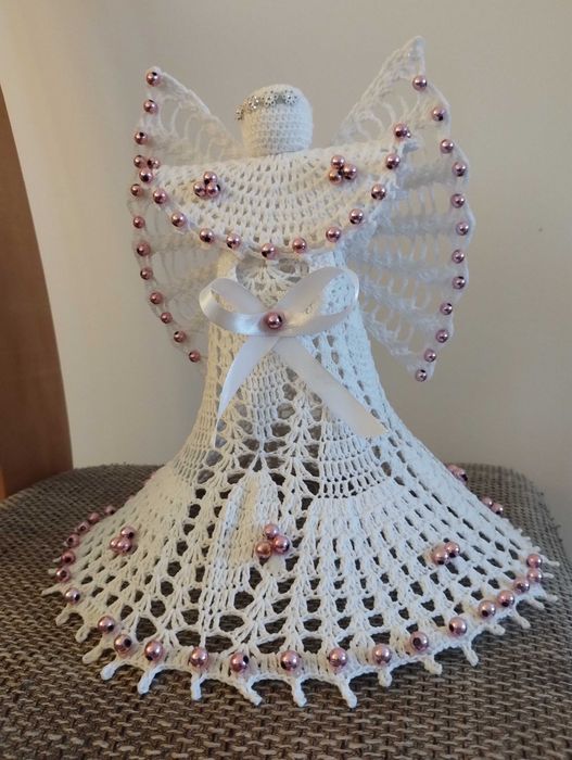 aniołek na szydełku