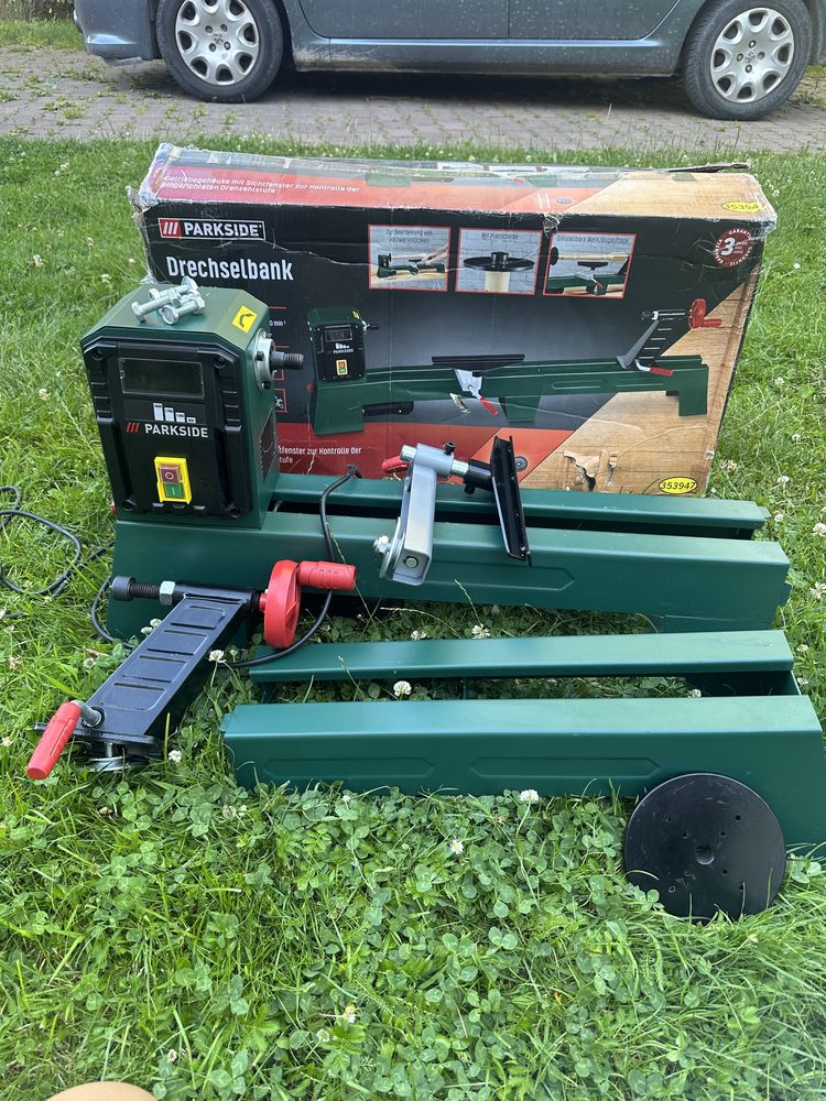 Tokarka obrotowa do drewna Parkside PDB 100 A1 400 W