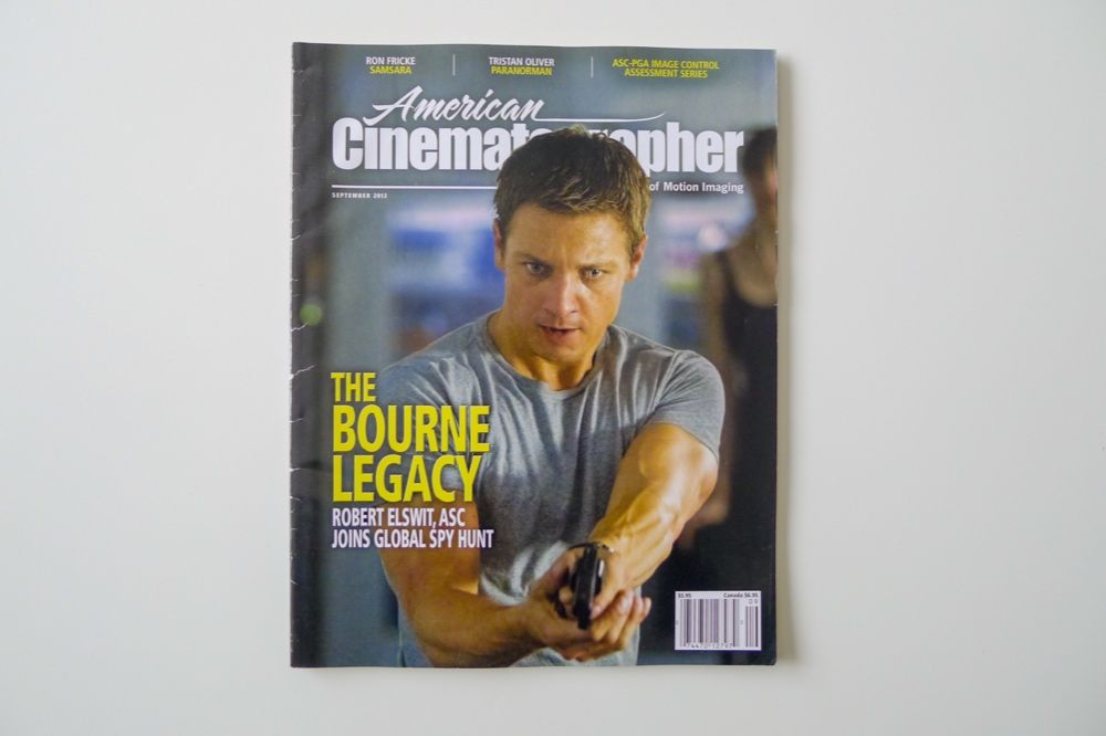 Revistas American Cinematographer - 2012
