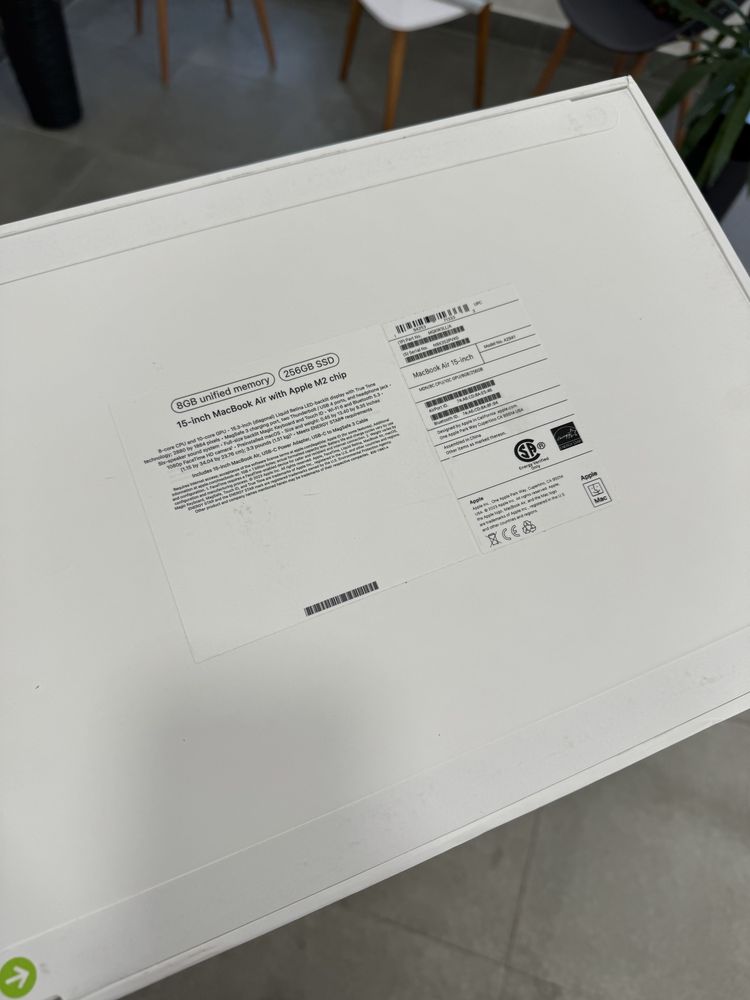 Macbook Air M2 15” 8/256 Midnight . Новий . Магазин Київ