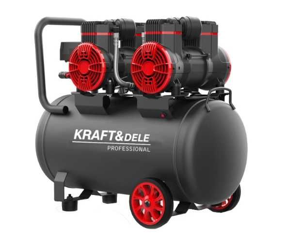 Kompresor Bezolejowy Kraft&Dele 100L 2x1500W 8Bar 4tłoki Profi***