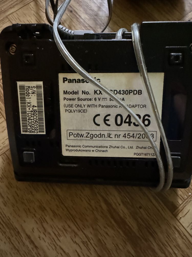 Telefon bezprzewodowy Panasonic KX CD430PDB, stacjonarny PRL
