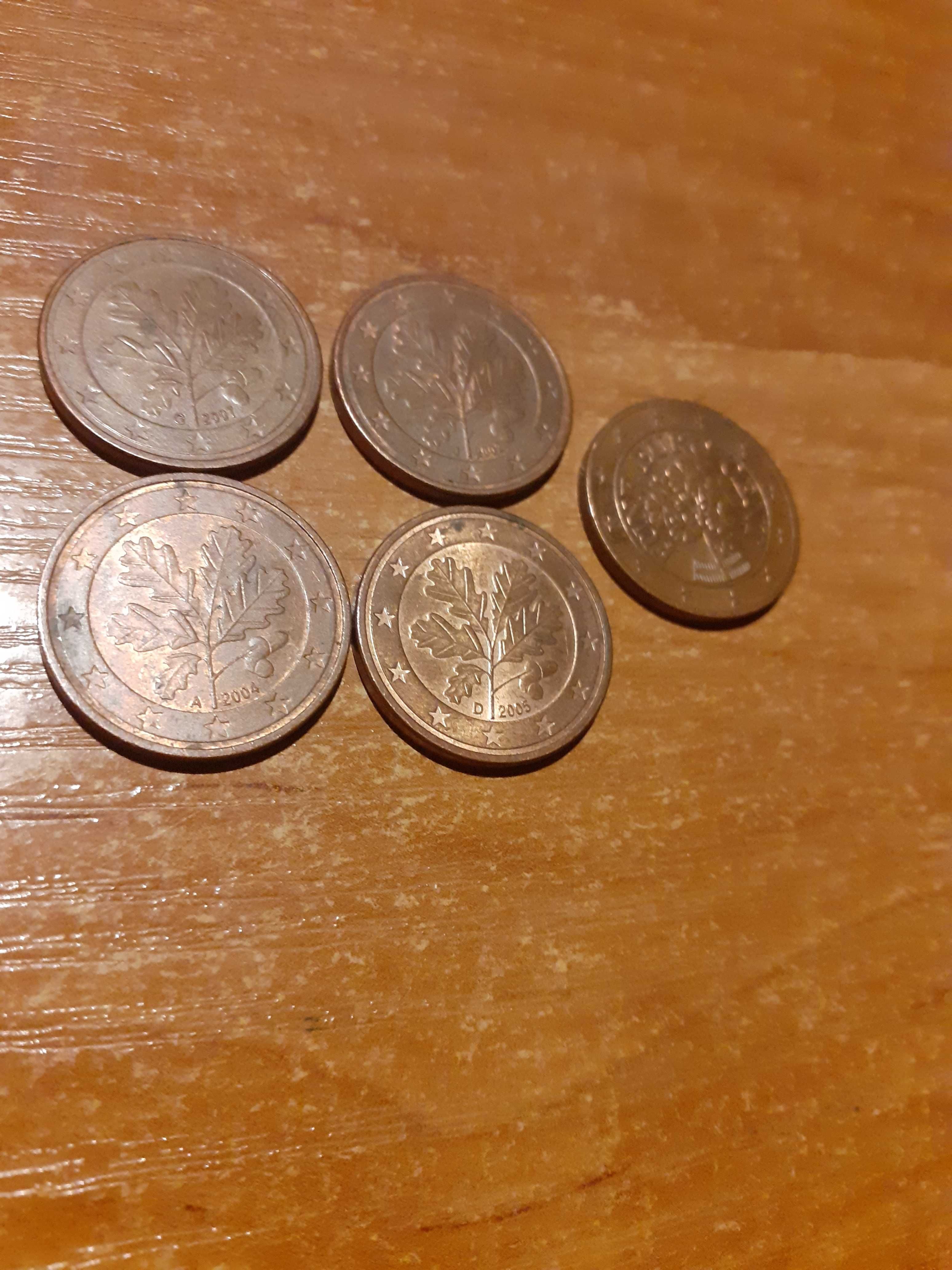 4 szt  5 Euro Cent