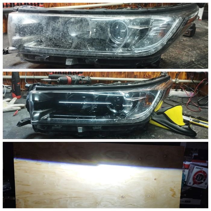 Ремонт фар, реставрація фар, встановлення лінз