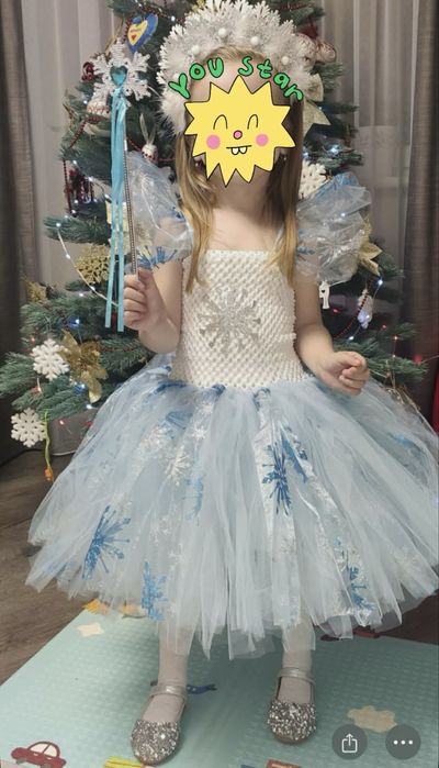 Сукня новорічна сніжинка,продаж або оренда