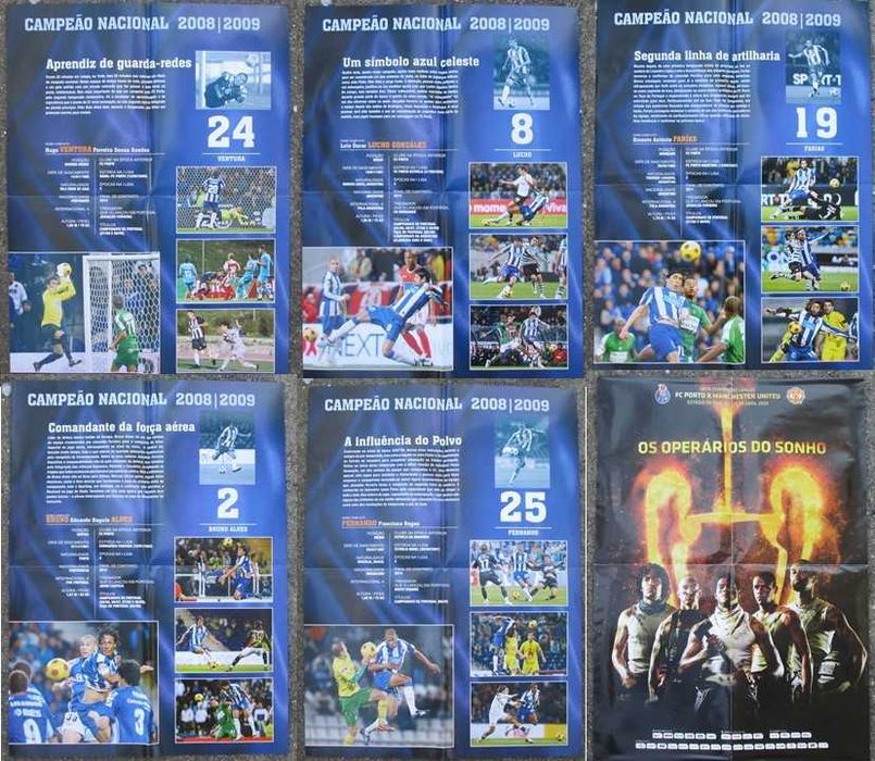 25 Posters FC Porto campeão nacional 2008/9