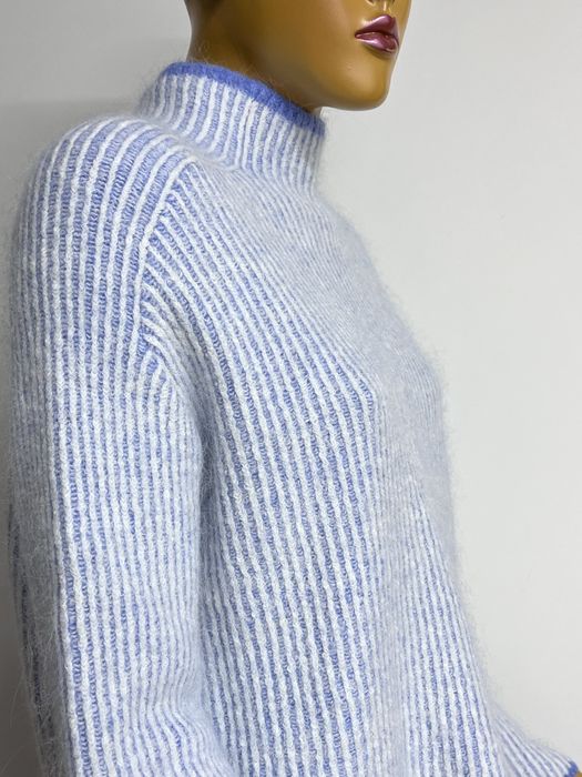 Someday вовна альпака теплий в’язаний оверсайз светр блакитний s m l