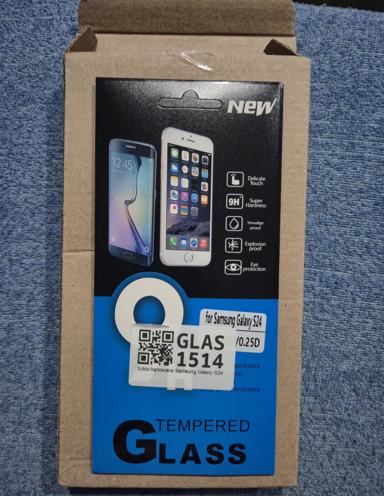 Etui samsung galaxy s24 czarne+szybka ochronna