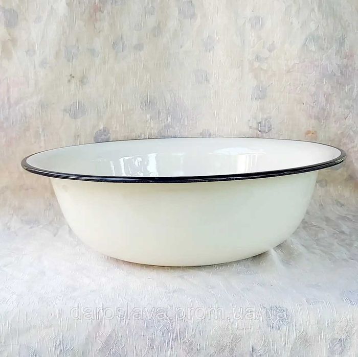 Таз (миска) емальований Idilia (9 л) в асортименті, НОВІ!