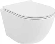 WC miska CATANIA + deska duroplast TORNADO system Włochy Nano rimless