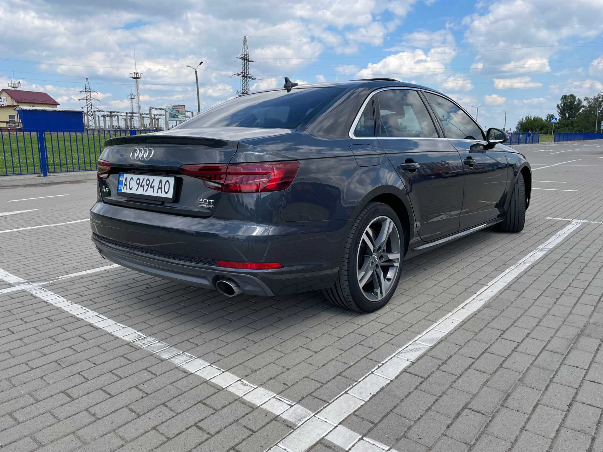 Audi A4 B9 Premium Plus 2.0 tfsi Quattro 252 к/с, S-line