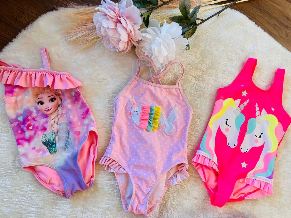 Duża paczka zestaw ubrań dla dziewczynki roz.98-104cm H&M Disney