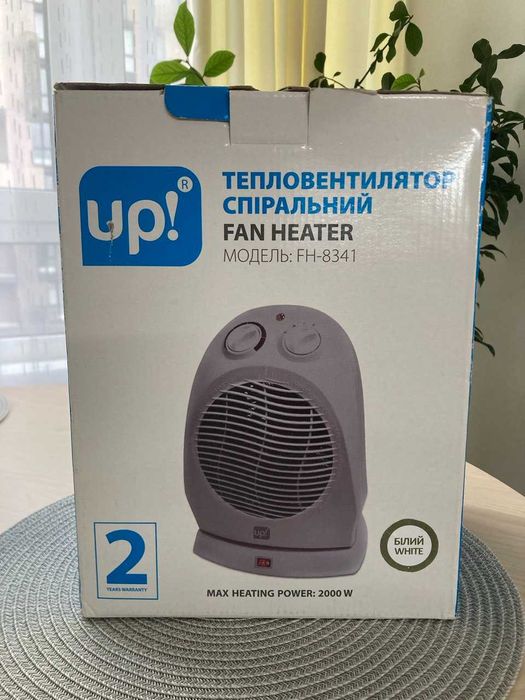 Тепловентілятор спіральний