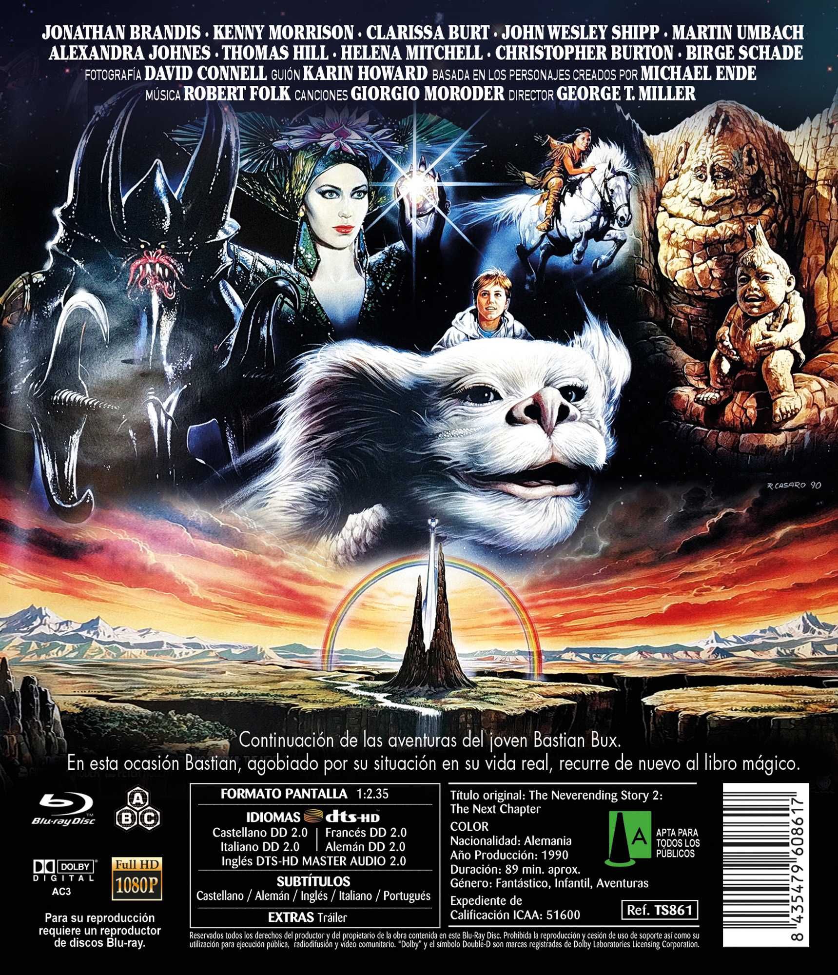 La Historia Interminable II, El Siguiente Capítulo (Blu-Ray)-Importado
