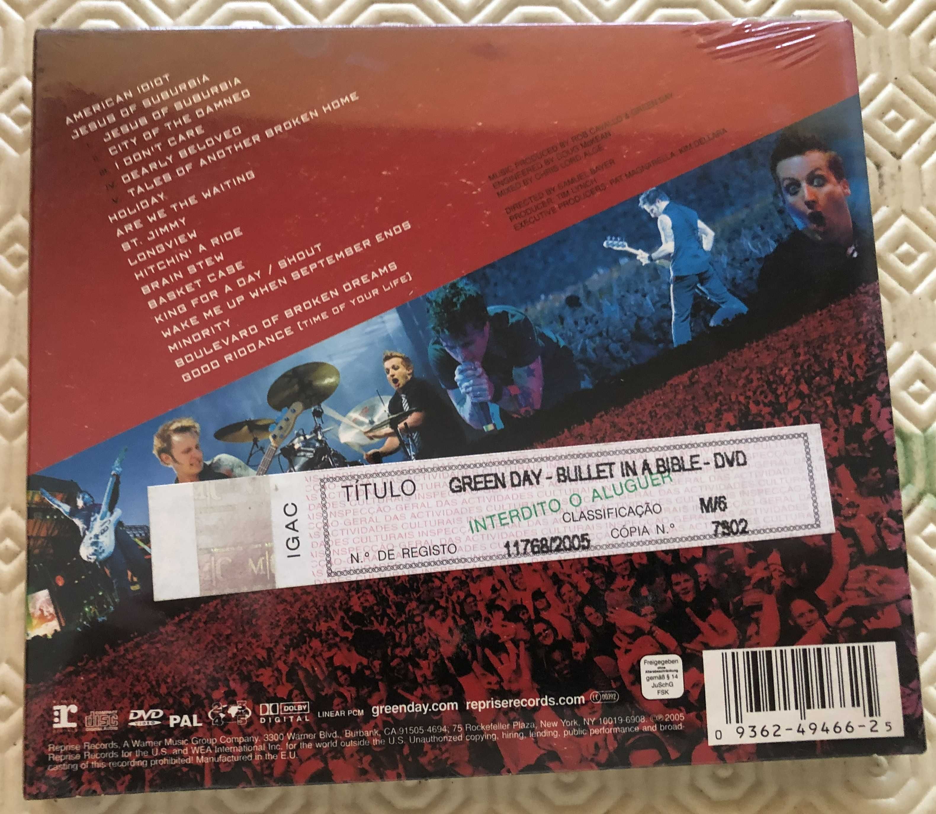 Coleão - CD/DVD Green Day - selado